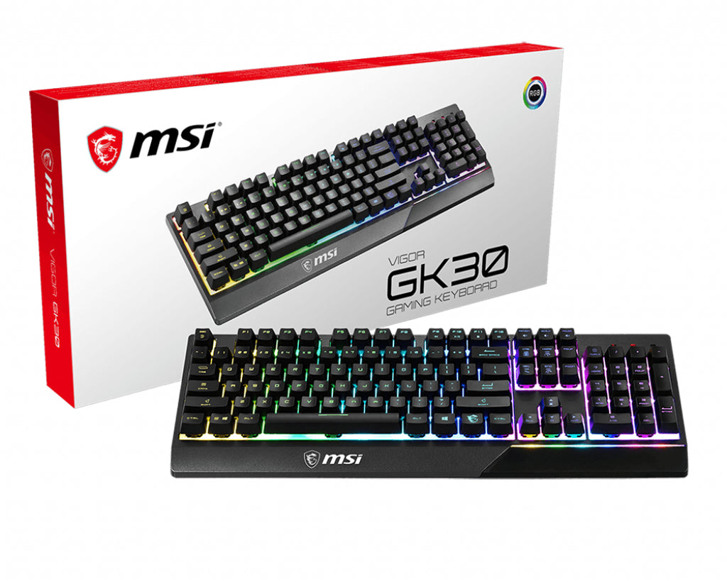 MSI VIGOR GK30 UK Gaming Keyboard - RGB, Mech-Like