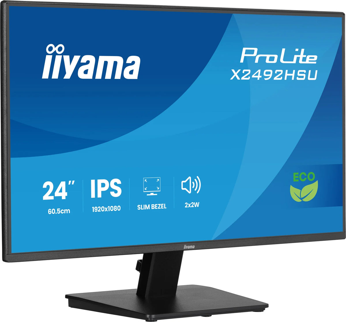 iiyama ProLite X2492HSU-B1 computer monitor 60.5 cm (23.8") 1920 x 1080 pixels Full HD LED Black