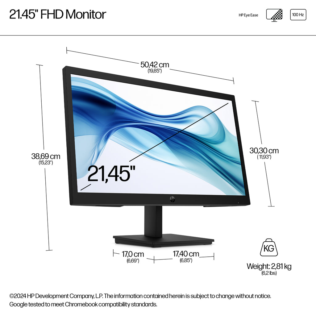 HP Series 3 Pro 322pv 22" FHD VA Monitor - 100Hz, HDMI, VGA
