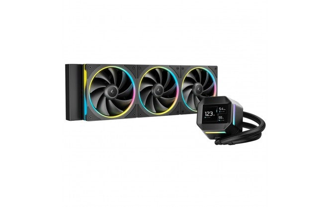 DeepCool LM360 360mm AIO Liquid Cooler - ARGB, IPS Display