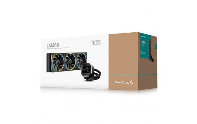 DeepCool LM360 360mm AIO Liquid Cooler - ARGB, IPS Display