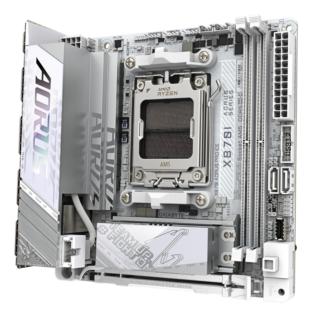 Gigabyte X870I AORUS PRO ICE AM5 Mini-ITX Motherboard Wi-Fi 7