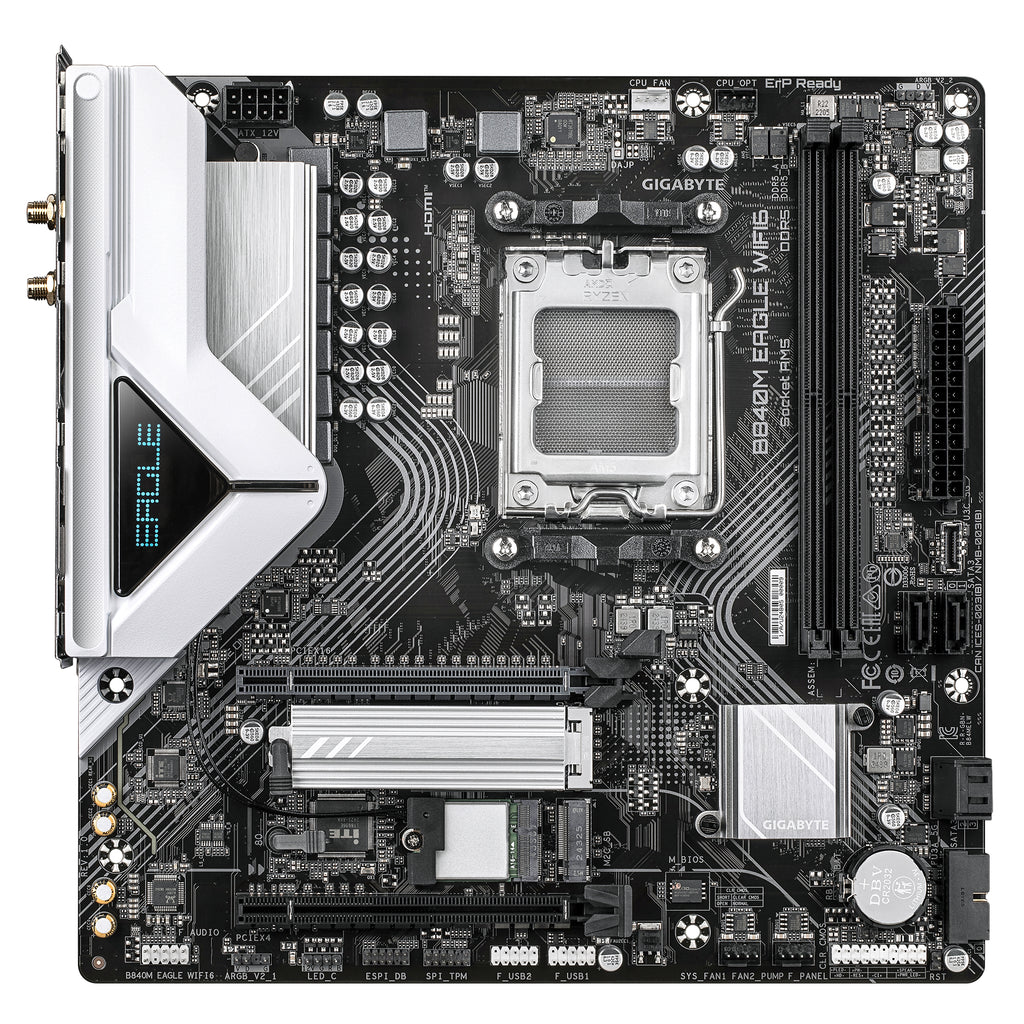 Gigabyte B840M Eagle WiFi6 AM5 Micro-ATX DDR5 Motherboard