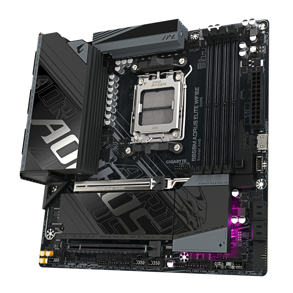 Gigabyte B850M AORUS Elite WiFi 6E AM5 Micro-ATX Motherboard
