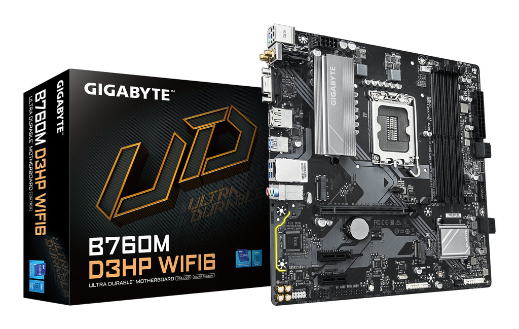 Gigabyte B760M D3HP WIFI6 Micro-ATX DDR5 Intel LGA1700