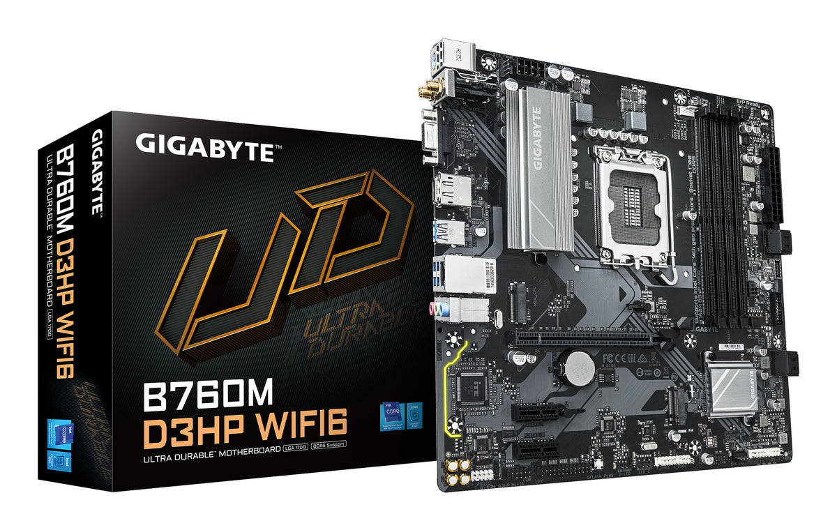 Gigabyte B760M D3HP WIFI6 Micro-ATX DDR5 Intel LGA1700