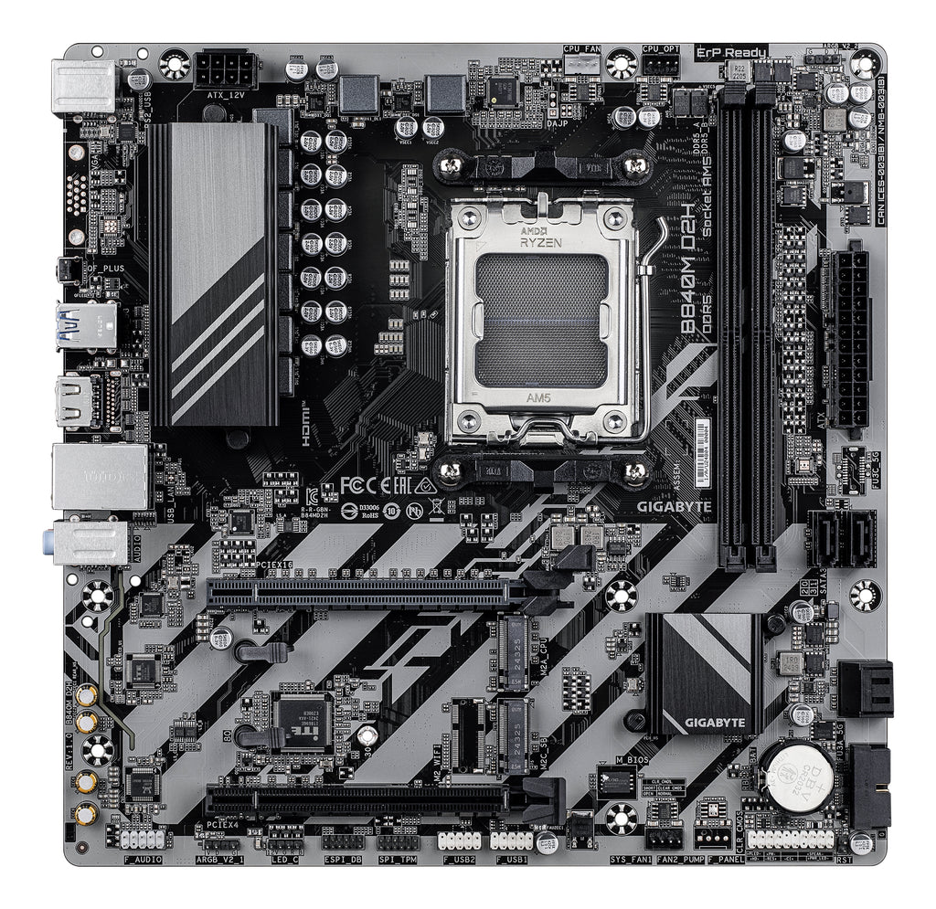 Gigabyte B840M D2H AM5 Micro-ATX DDR5 Motherboard