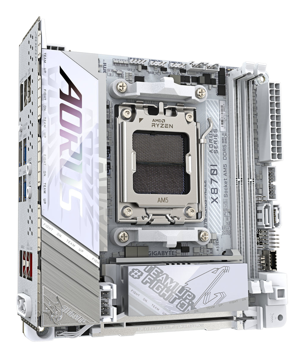 Gigabyte X870I AORUS PRO ICE AM5 Mini-ITX Motherboard Wi-Fi 7