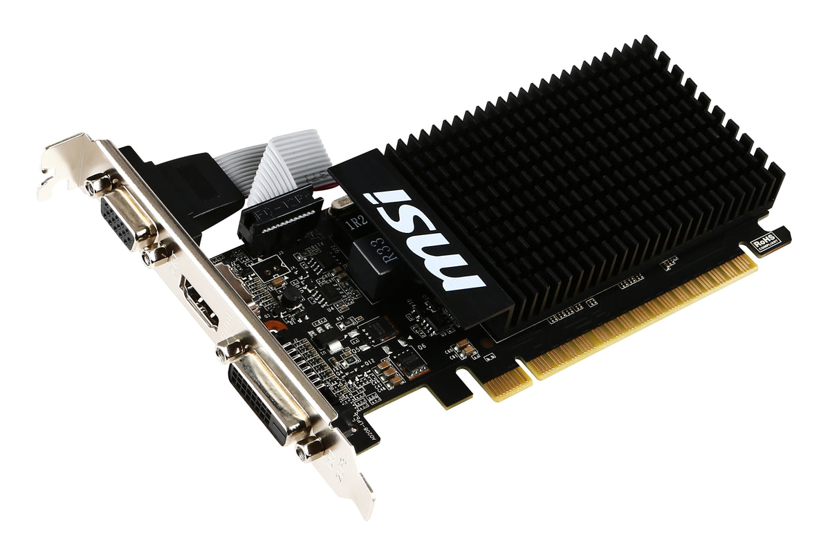 MSI GeForce GT 710 2GD3H LP - 2GB DDR3 Low Profile GPU