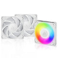 ARCTIC P12 Pro A-RGB (White) - 3 Pack - Powerful Premium Fan, 120 mm PWM Fan with Y-Cable Splitte, 600-3000 RPM, 0 RPM &amp;lt;5% PWM, 5V Digital RGB, Fluid Dynamic Bearing - White