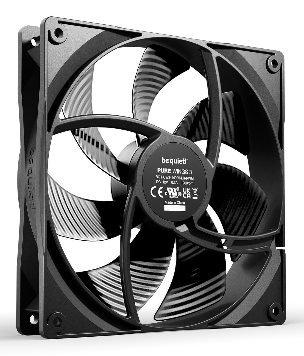 be quiet! Pure Wings 3 140mm PWM Triple Pack Black - BL139
