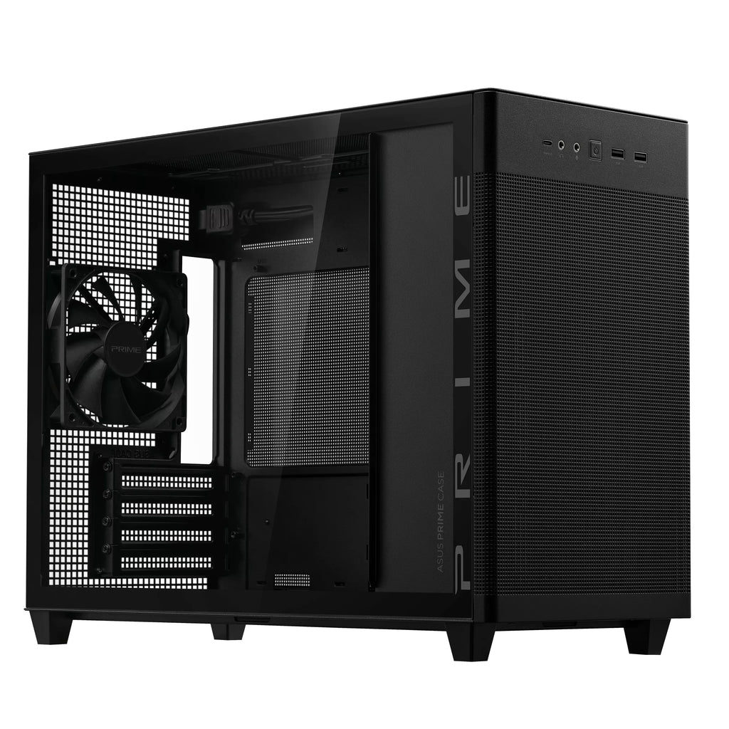 ASUS Prime AP201 TG Black MicroATX Case