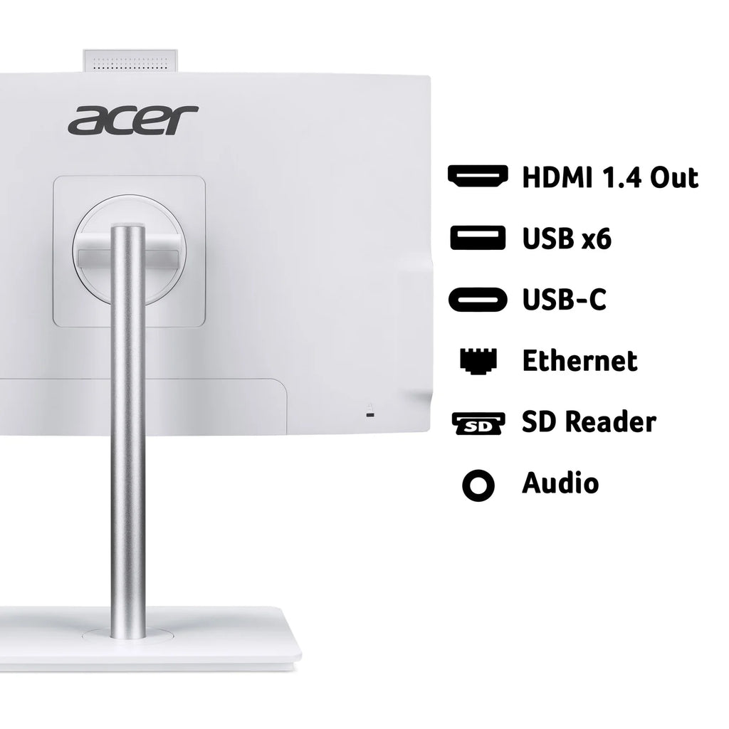 Acer Aspire C27-A - Intel Core 5 16GB 1TB SSD 27" Full HD Windows 11 Home White All-in-One Desktop