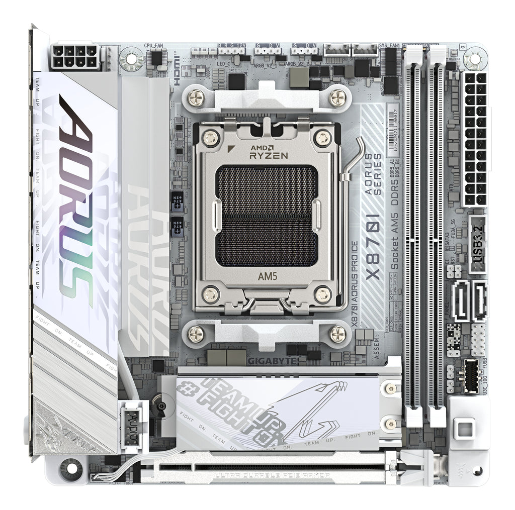 Gigabyte X870I AORUS PRO ICE AM5 Mini-ITX Motherboard Wi-Fi 7