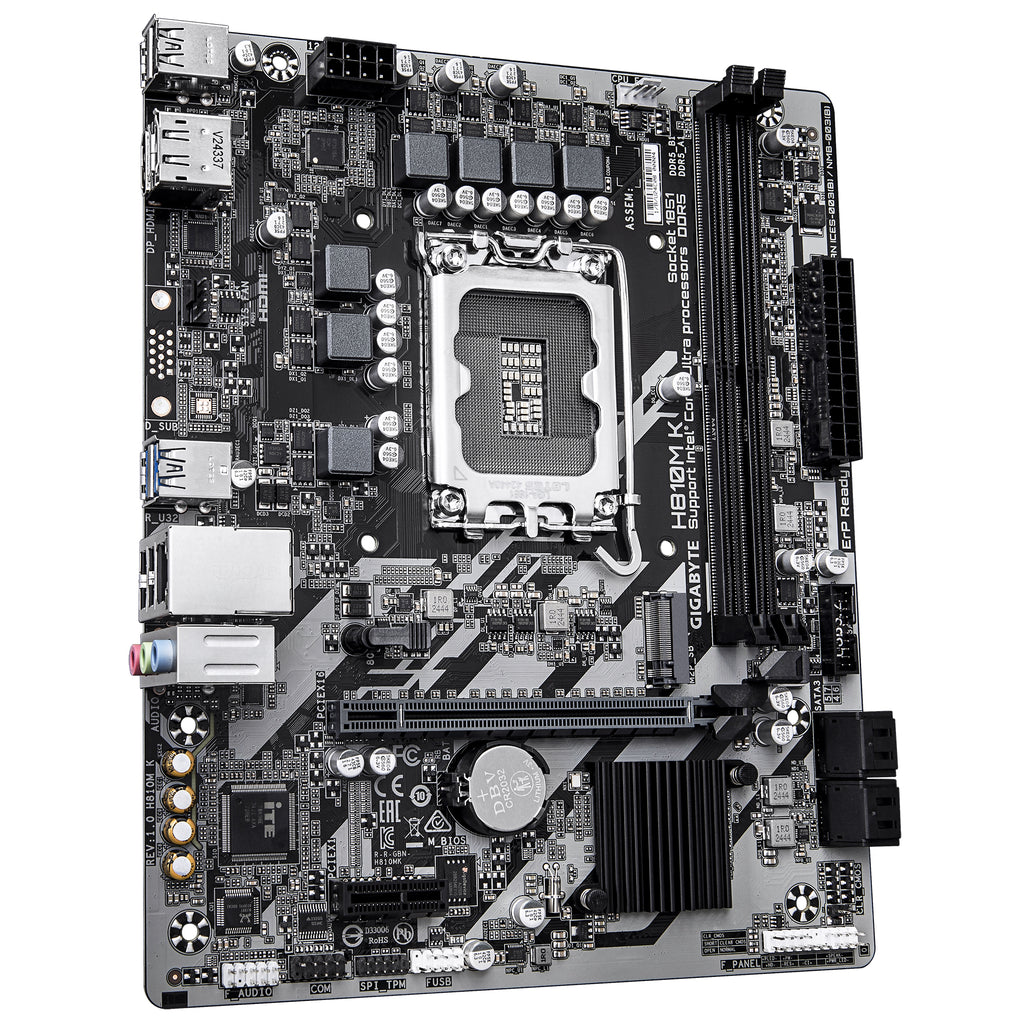 Gigabyte H810M K LGA1851 Micro-ATX Motherboard - DDR5, M.2