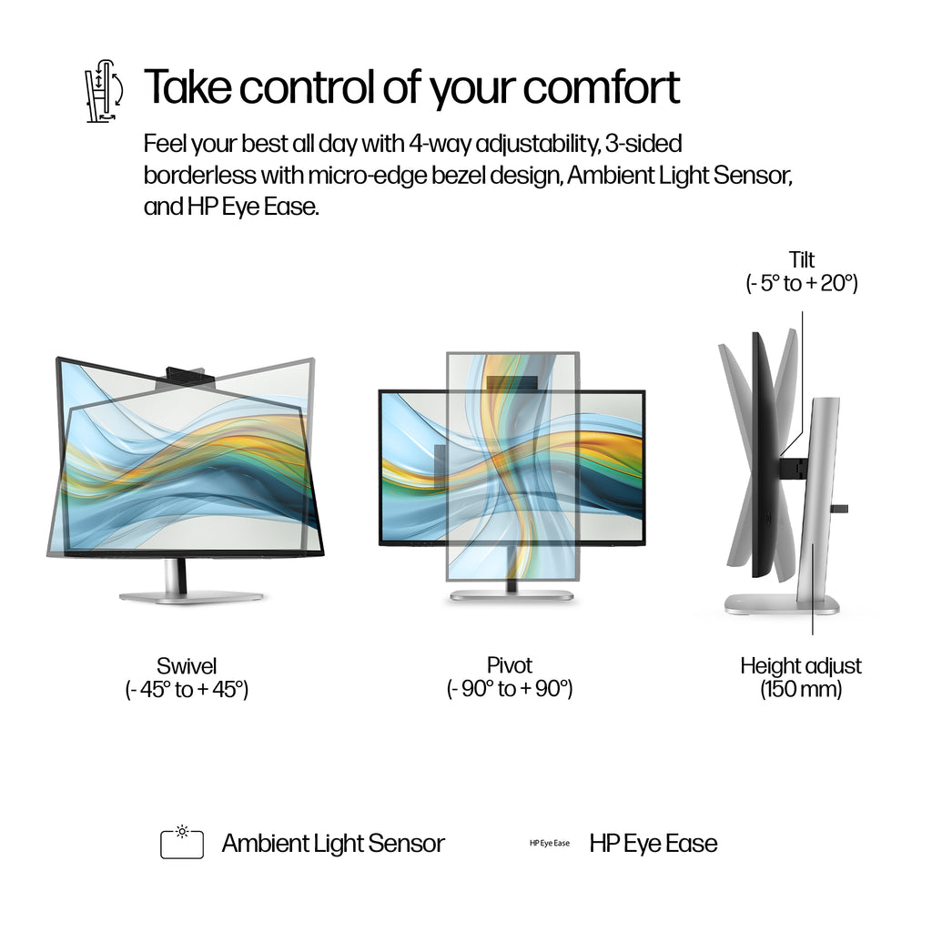 HP 527pm Series 5 Pro 27" QHD Conferencing Monitor - 1440p