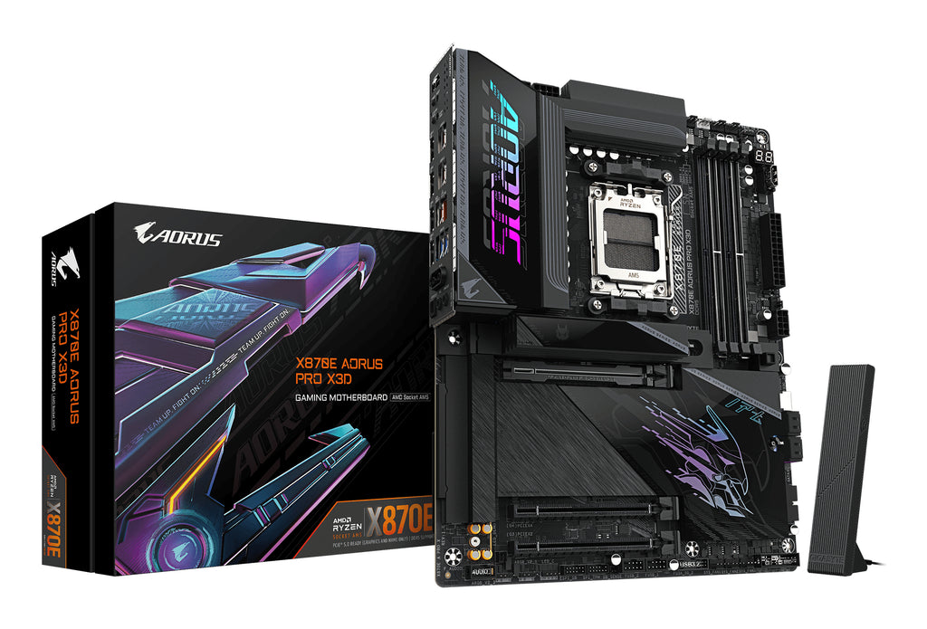 Gigabyte X870E AORUS PRO X3D AM5 DDR5 Wi-Fi 7 ATX Motherboard