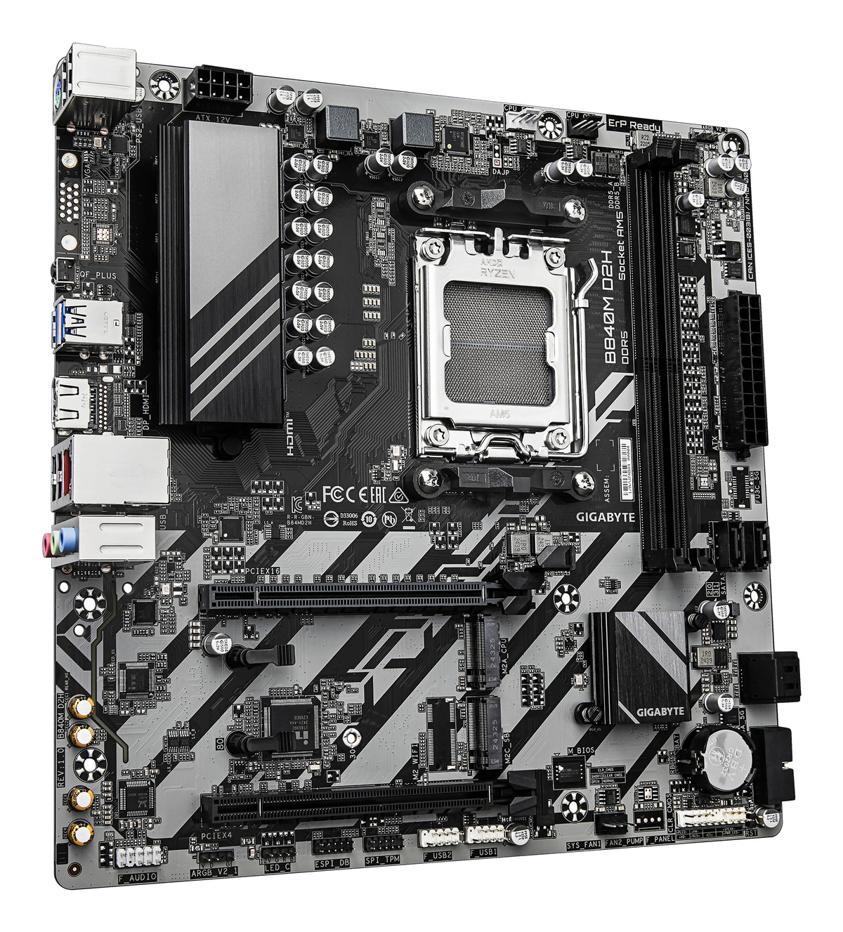 Gigabyte B840M D2H AM5 Micro-ATX DDR5 Motherboard
