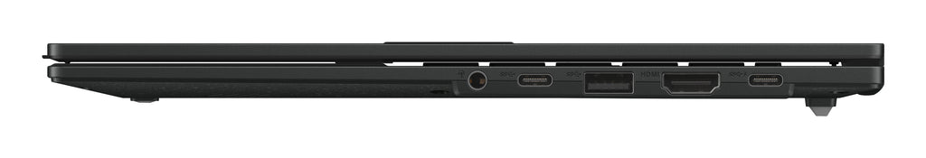 ASUS Vivobook Go 15 E1504FA-BQ5732W Mixed Black - rear edge profile
