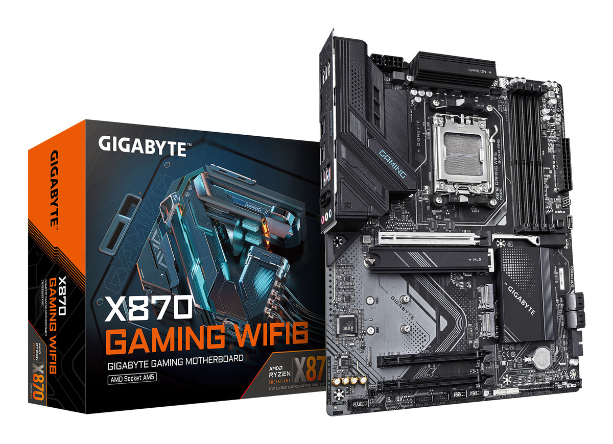 Gigabyte X870 Gaming WiFi6 AM5 ATX DDR5 Motherboard