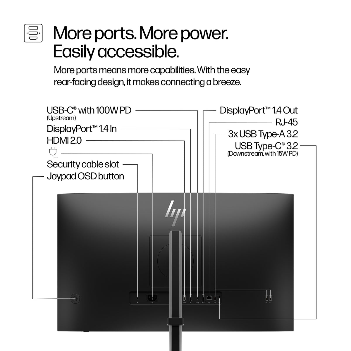 HP 527pu Series 5 Pro 27" QHD IPS USB-C Monitor - 2560x1440