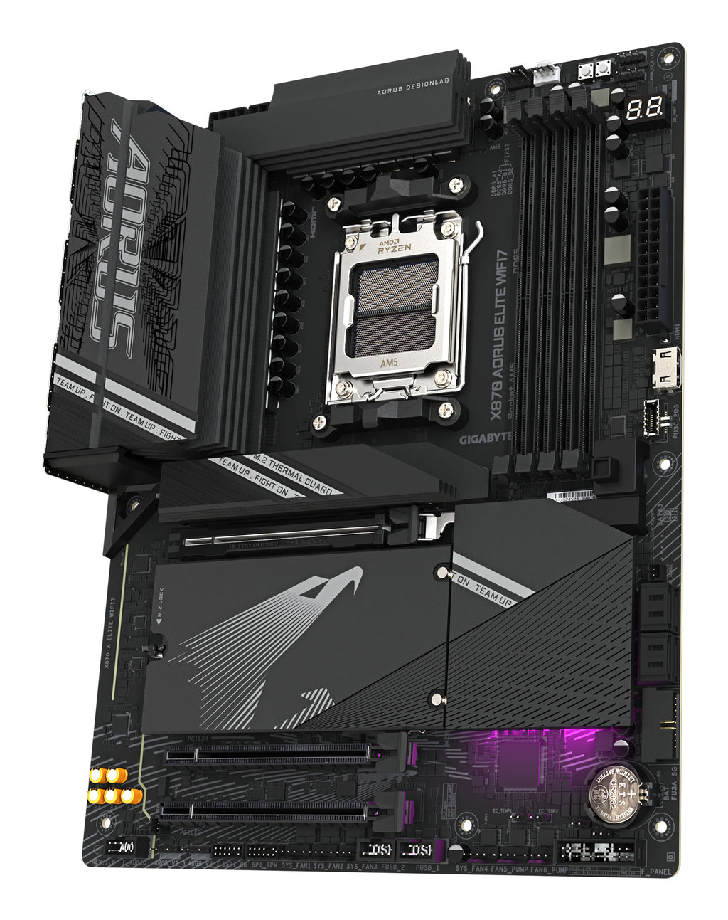 Gigabyte X870 AORUS ELITE WIFI7 AM5 ATX Motherboard Wi-Fi 7