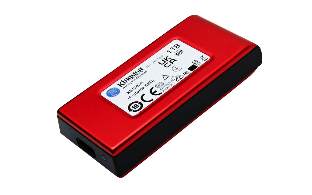 Kingston XS1000 Red Portable SSD USB 3.2 Gen 2 1050MB/s
