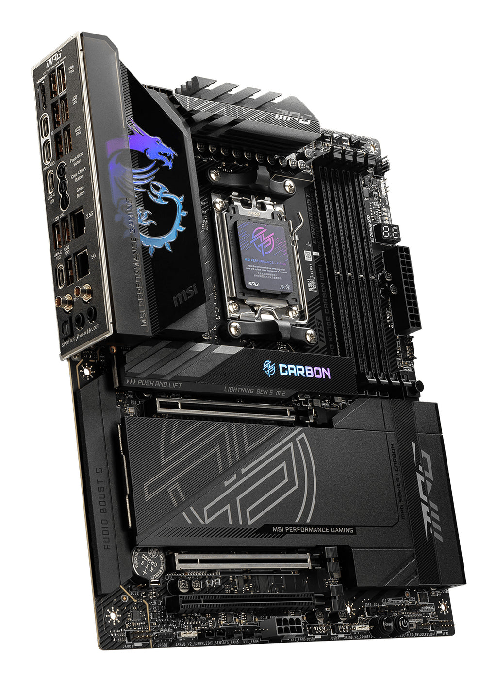 MSI MPG X870E CARBON WIFI AM5 ATX Gaming Motherboard