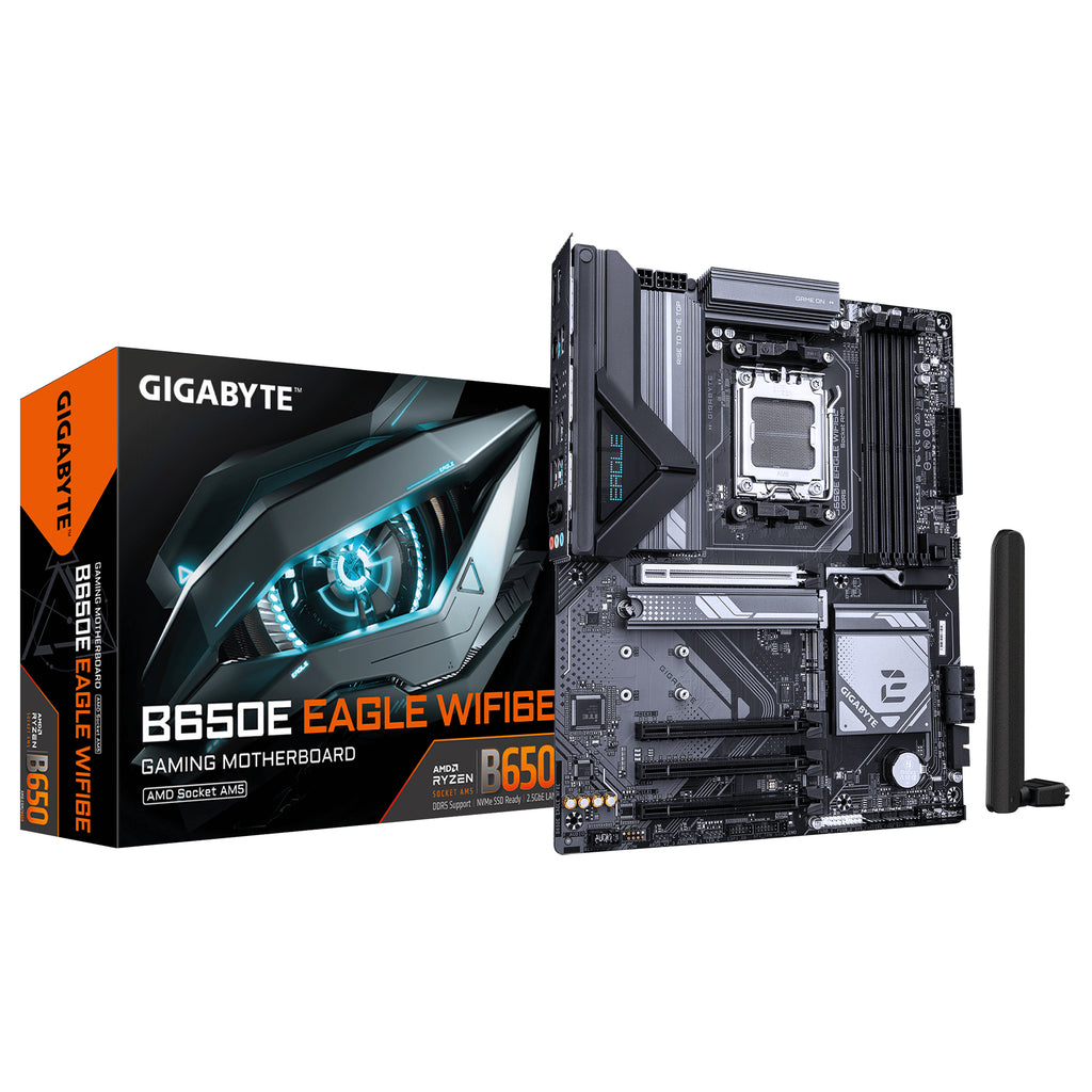 Gigabyte B650E Eagle WiFi6E AM5 ATX Motherboard - DDR5