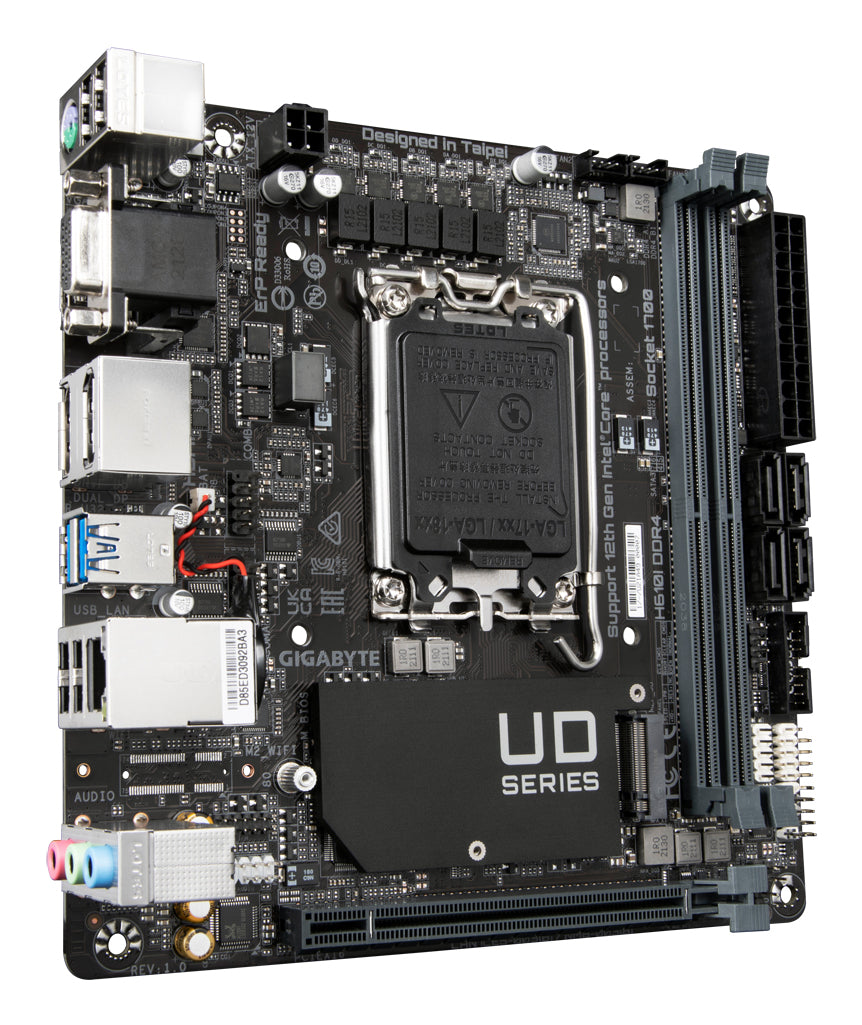 Gigabyte H610I DDR4 Mini-ITX LGA1700 Motherboard - Intel H610