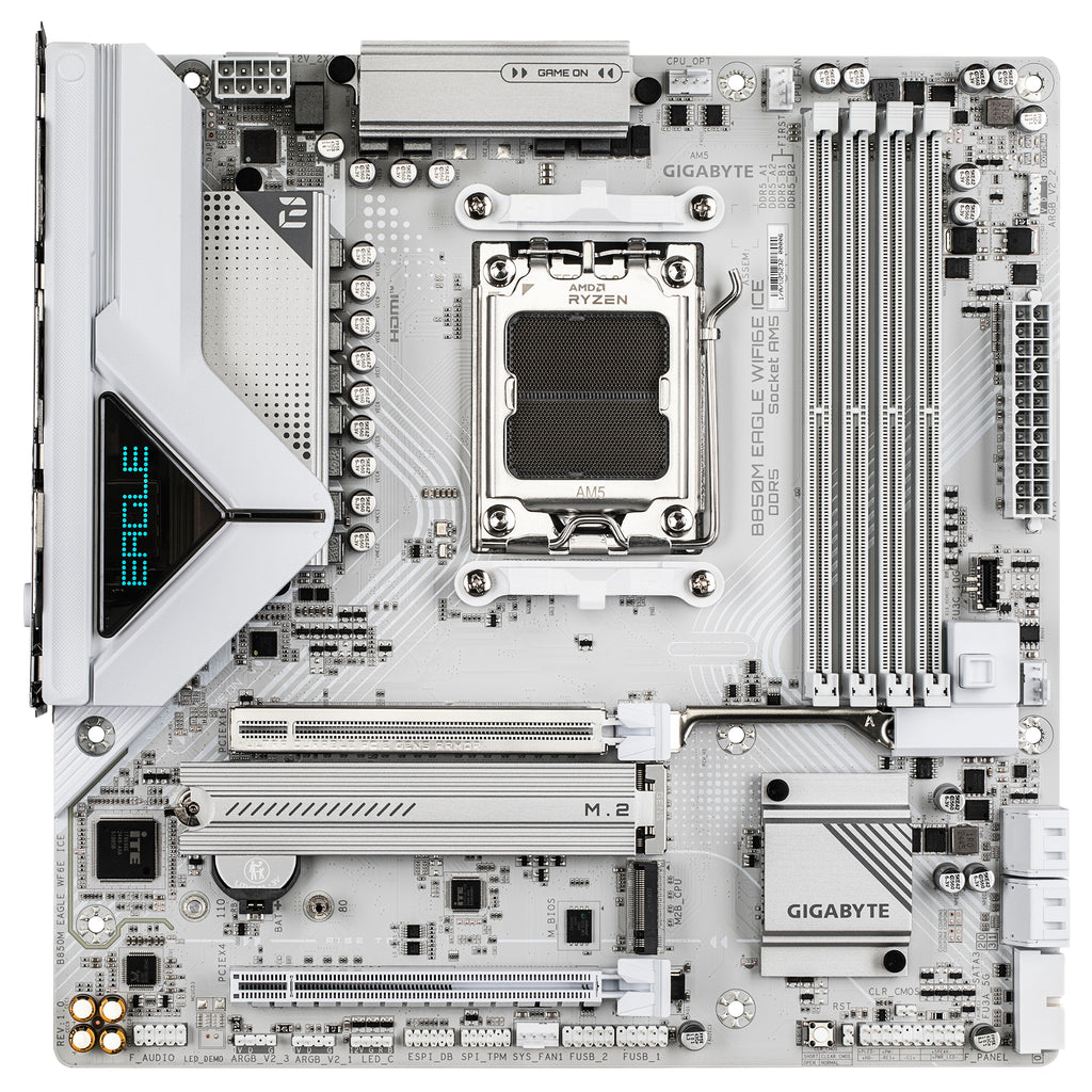 Gigabyte B850M Eagle WiFi 6E ICE AM5 mATX DDR5 Motherboard