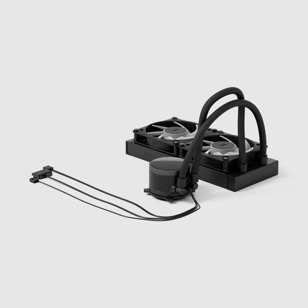 Fractal Design Radius 240 RGB Black AIO Cooler - 240mm
