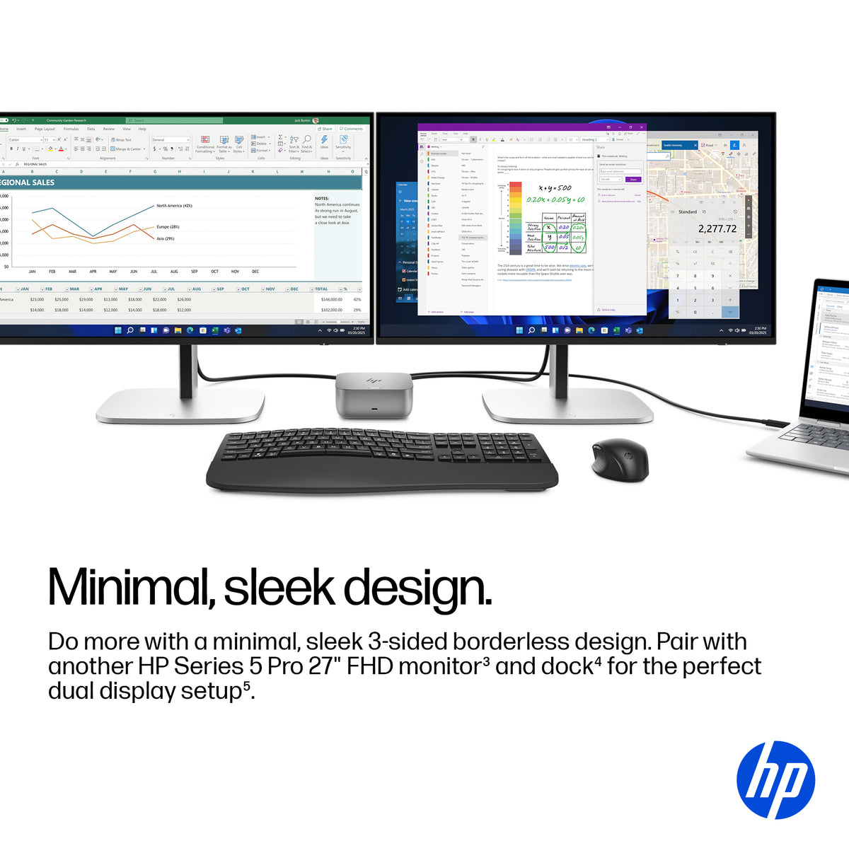 HP 527pf Series 5 Pro 27" FHD IPS Monitor 120Hz