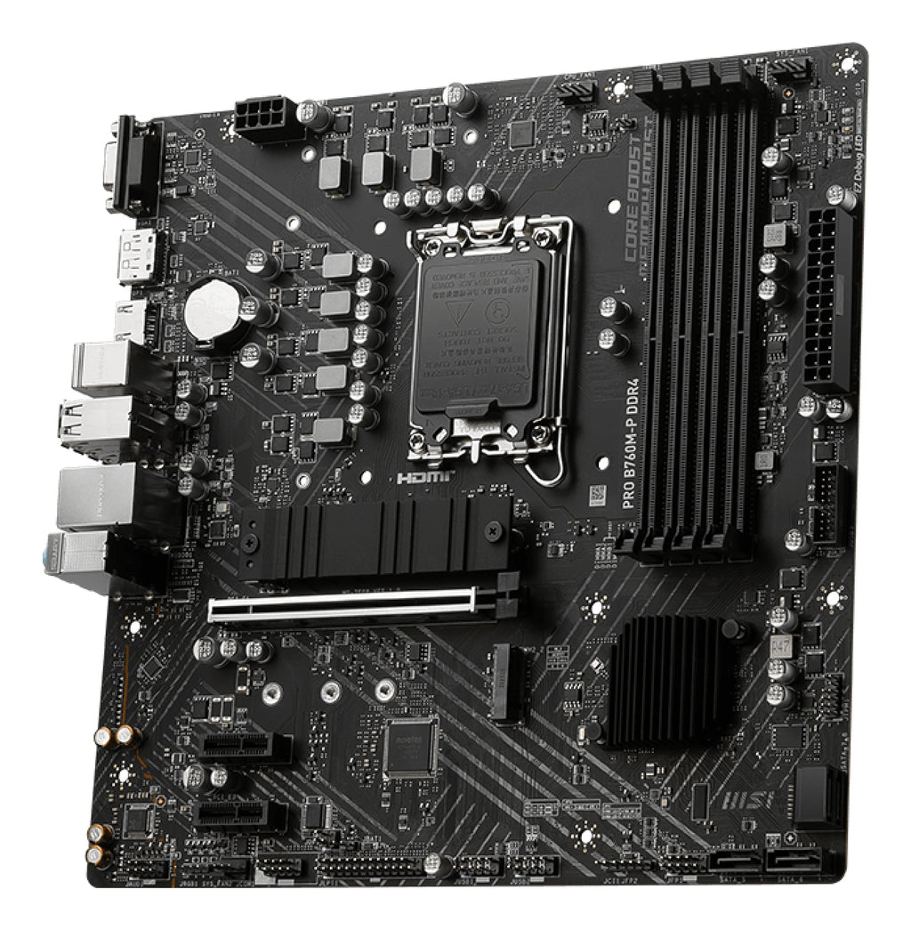 MSI PRO B760M-P DDR4 LGA 1700 Micro-ATX Motherboard