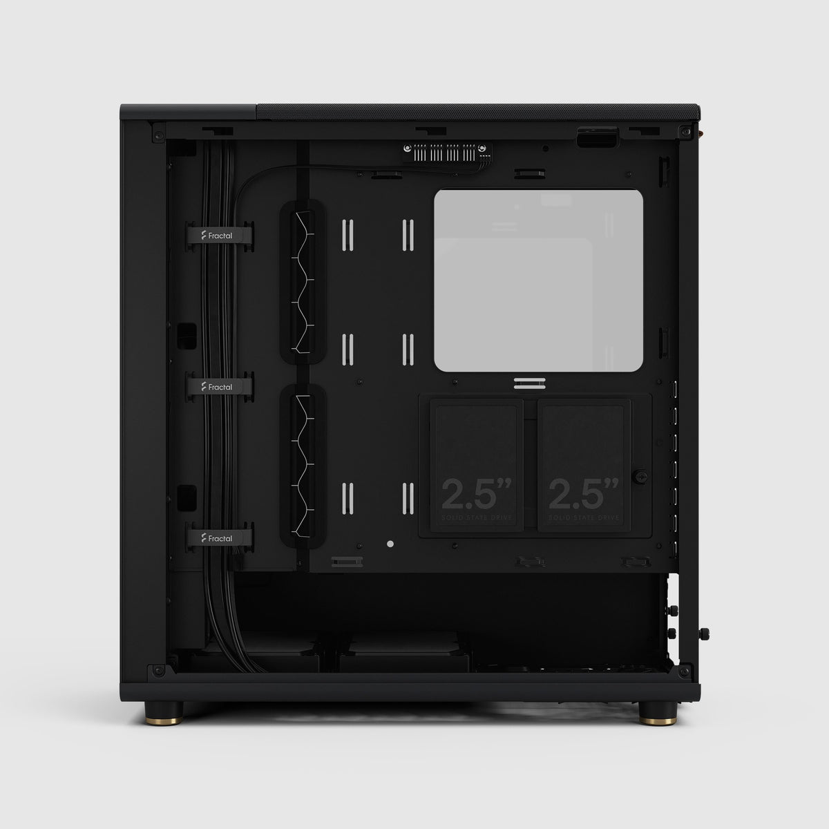 Fractal Design North Mid Tower Case - Charcoal Black, Walnut, Dark TG