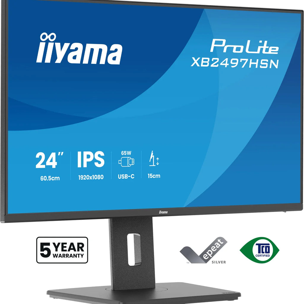 iiyama ProLite XB2497HSN-B1 computer monitor 60.5 cm (23.8") 1920 x 1080 pixels Full HD LED Black