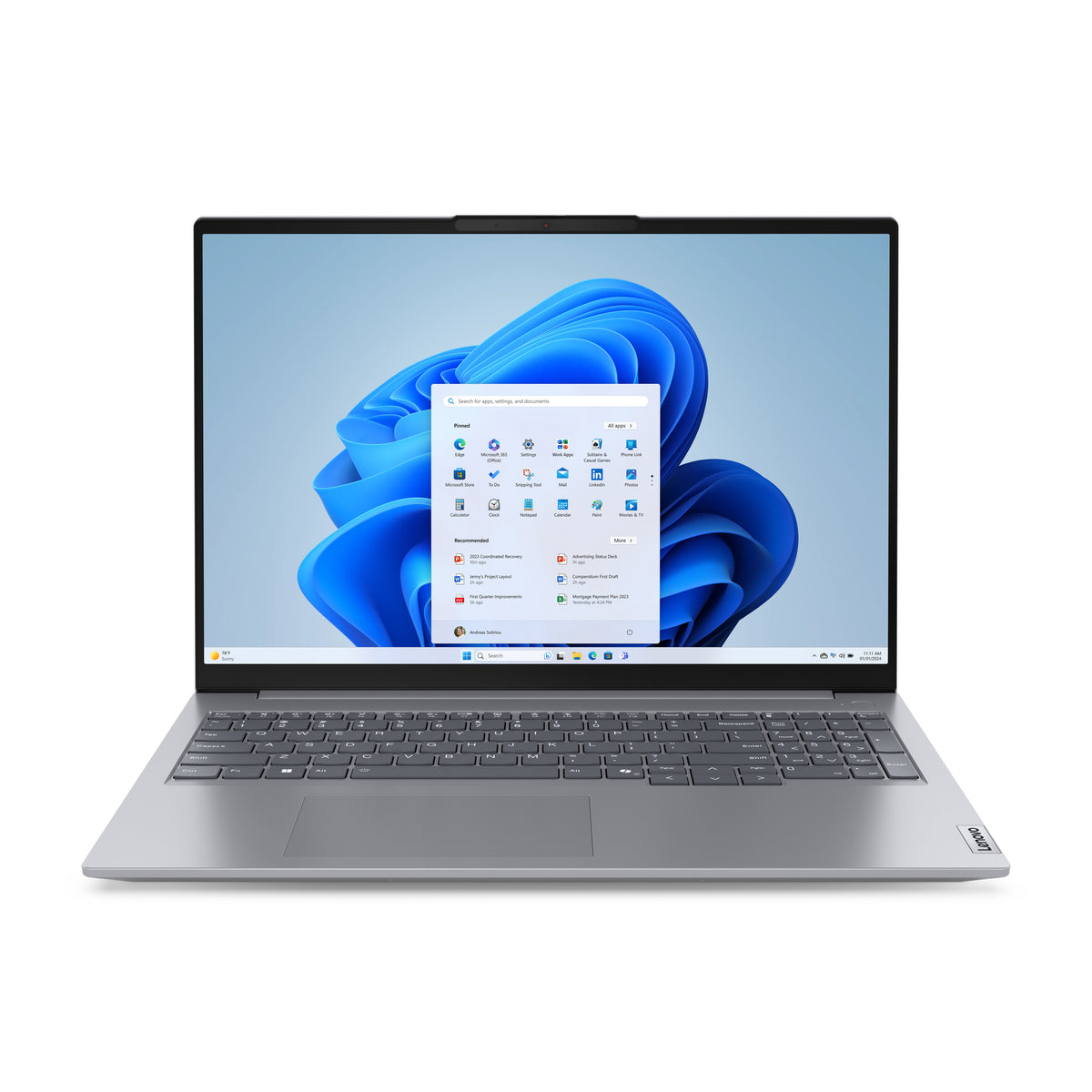 Lenovo ThinkBook 16 Gen 7 AMD Ryzen 5 16GB 256GB Win 11 Pro