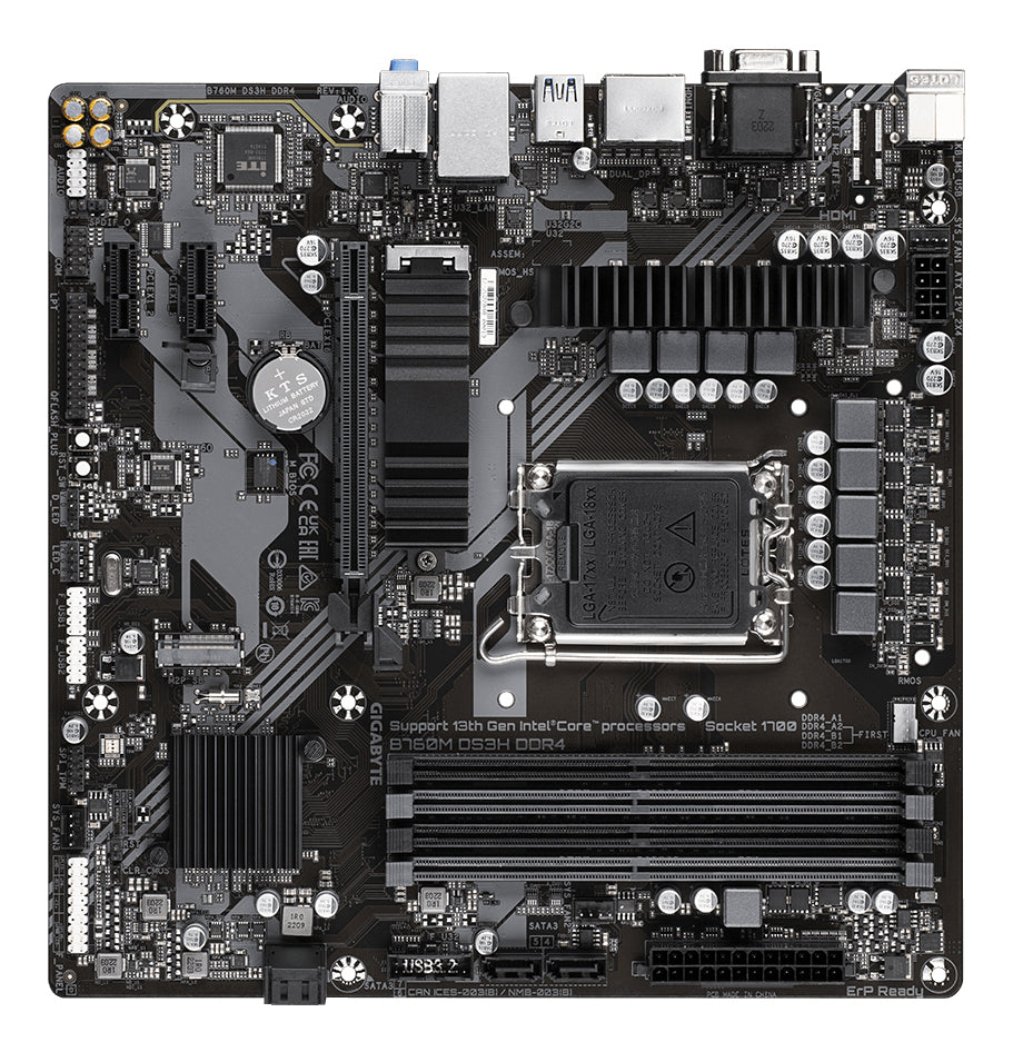 Gigabyte B760M DS3H DDR4 Micro-ATX Intel LGA1700 Motherboard