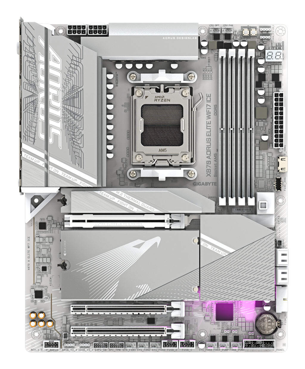 Gigabyte X870 AORUS ELITE WIFI7 ICE AM5 ATX Motherboard