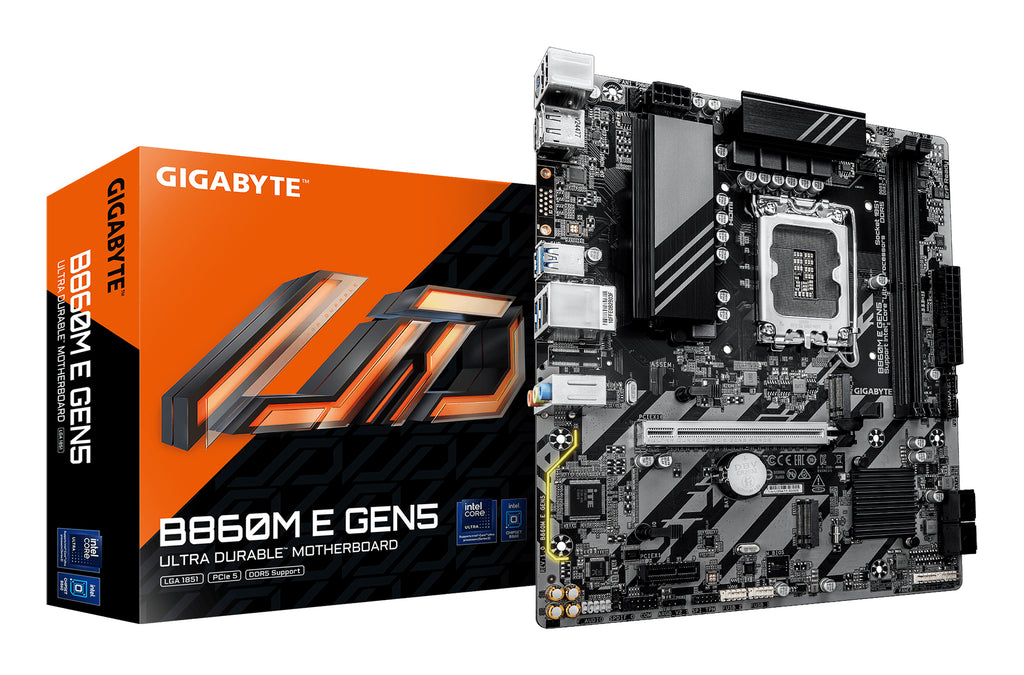 Gigabyte B860M E GEN5 LGA1851 Micro-ATX DDR5 Motherboard