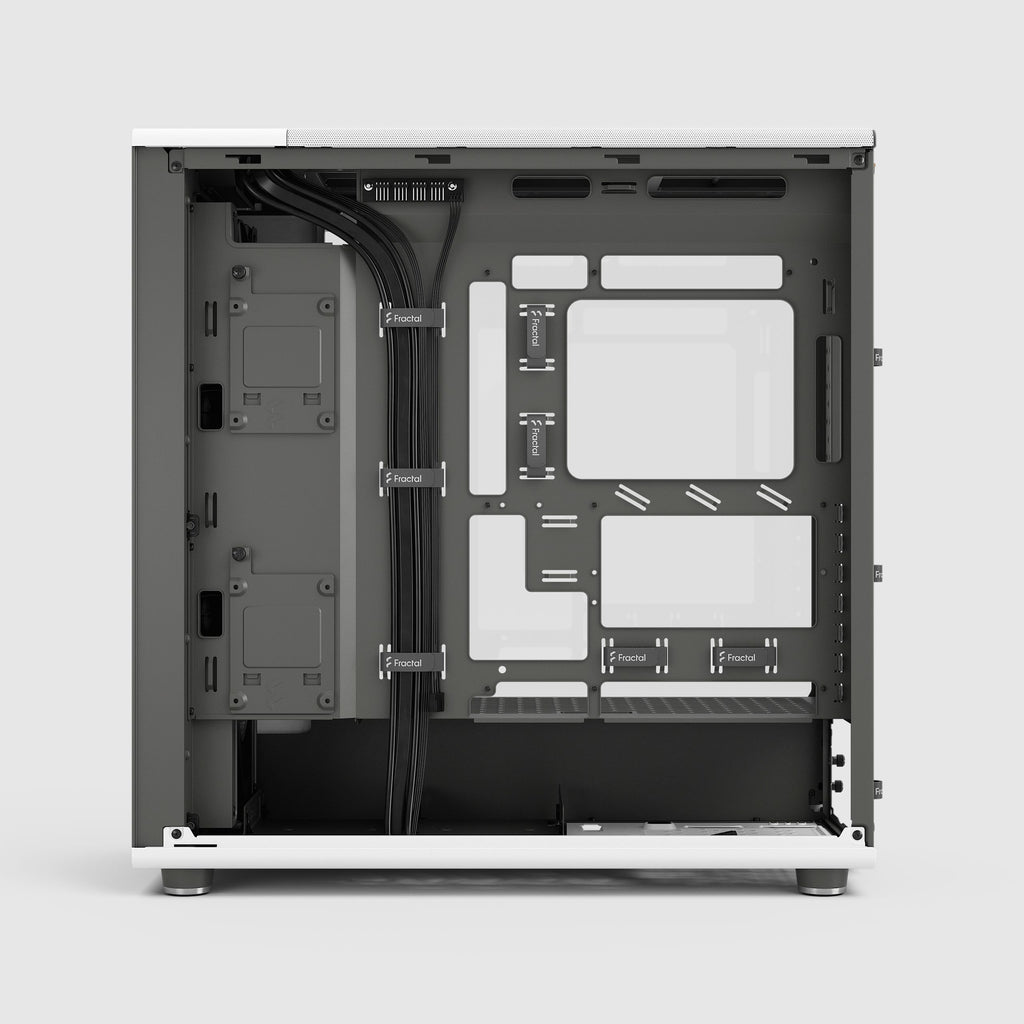 Fractal Design North XL Chalk White TG Clear E-ATX PC Case