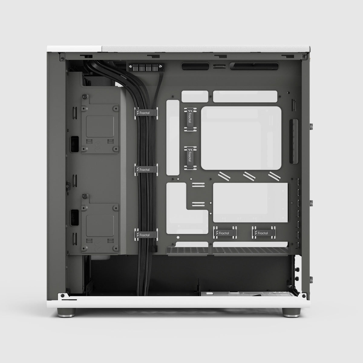 Fractal Design North XL Chalk White TG Clear E-ATX PC Case