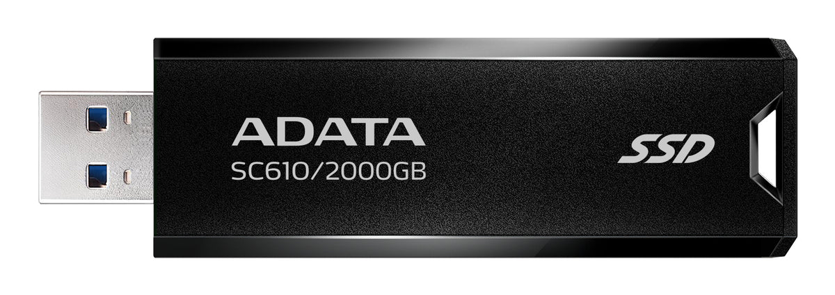 ADATA SC610 2TB External SSD - USB 3.2 Gen2, 550MB/s