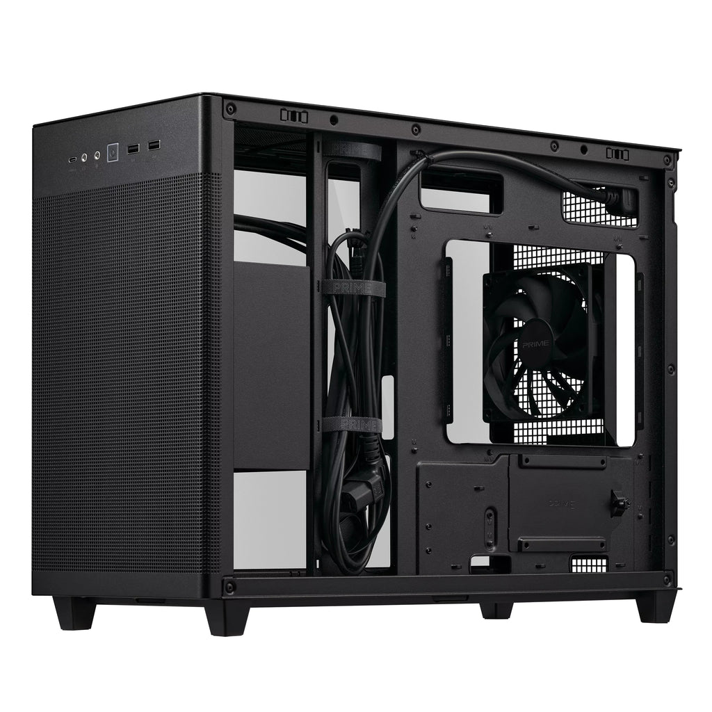ASUS Prime AP201 TG Black MicroATX Case