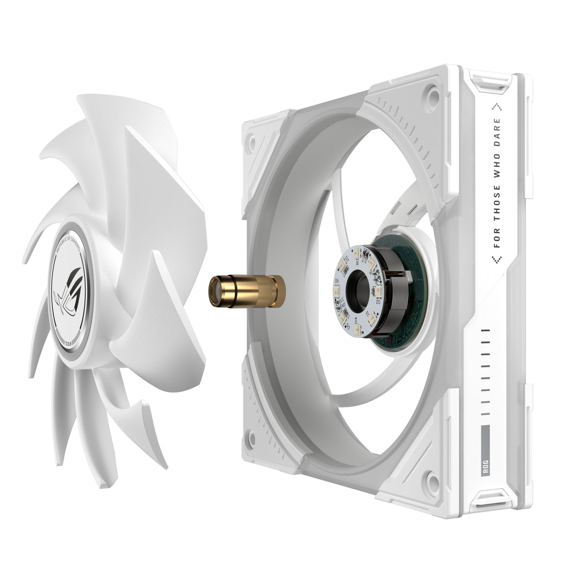 ASUS ROG Eurux GR120 ARGB Fan White Edition - 120mm PWM