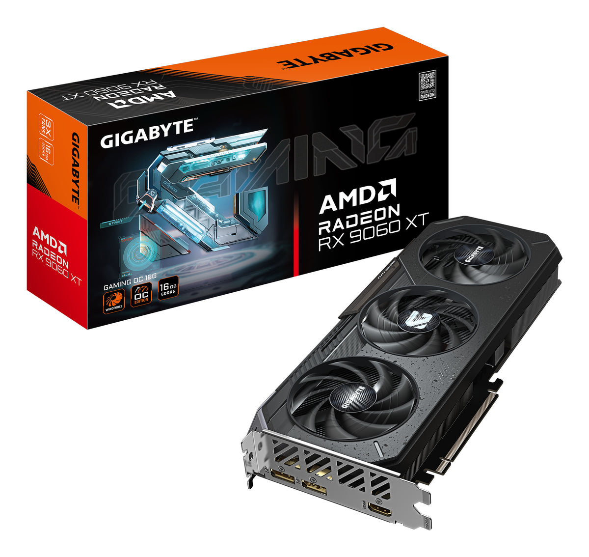 Gigabyte Radeon RX 9060 XT Gaming OC 16GB GDDR6 Graphics Card