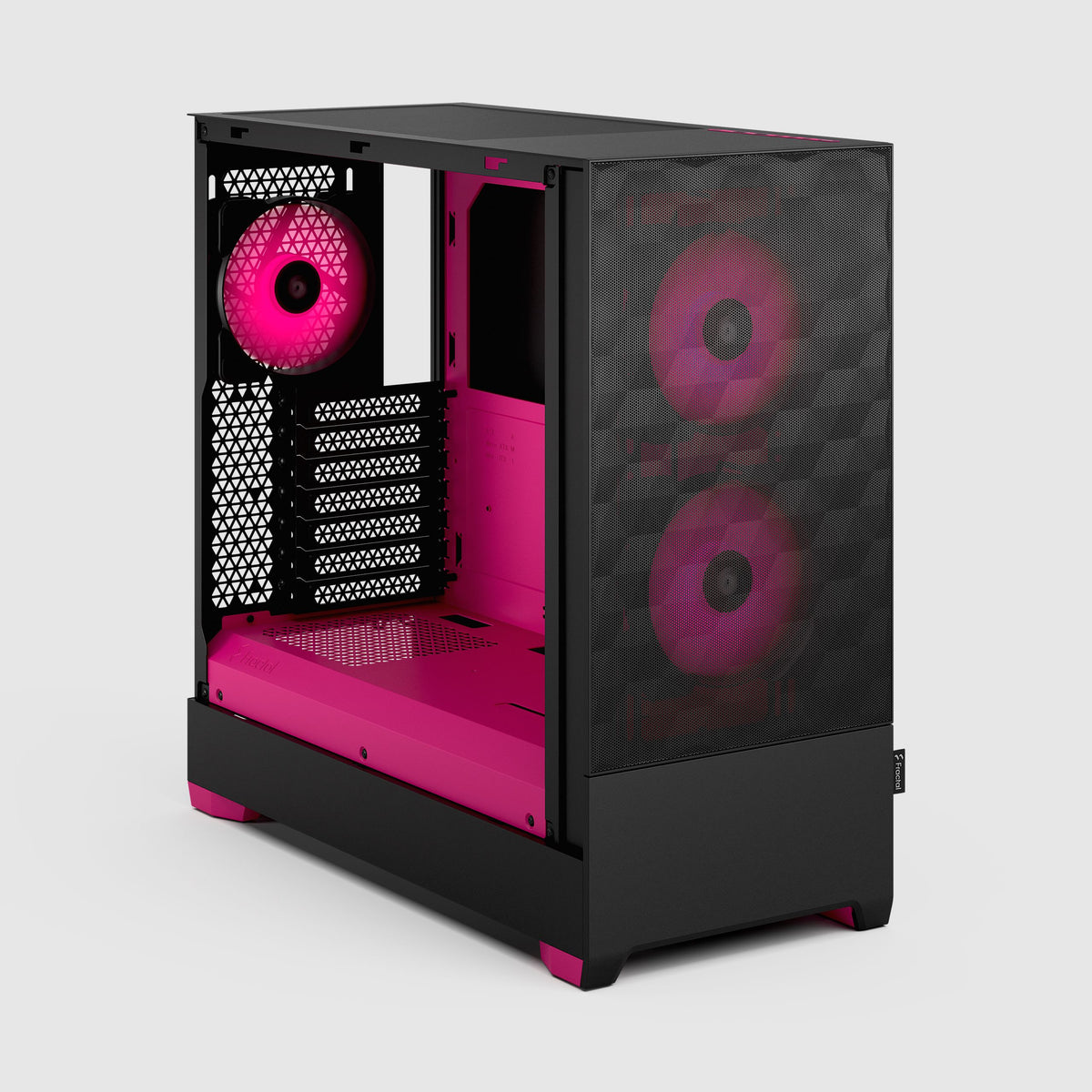 Fractal Design Pop Air RGB Magenta Core TG Mid-Tower Case