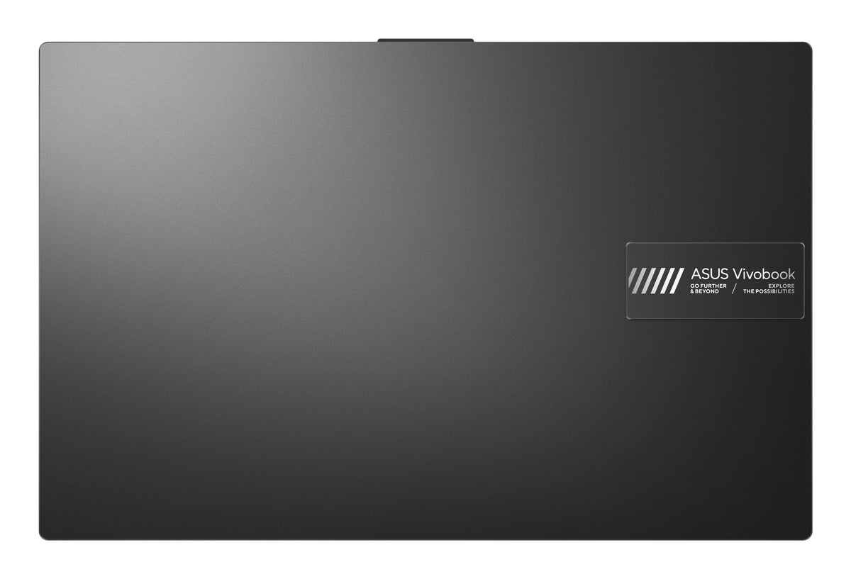 ASUS Vivobook Go 15 E1504FA-BQ5732W Mixed Black - lid, flat top view