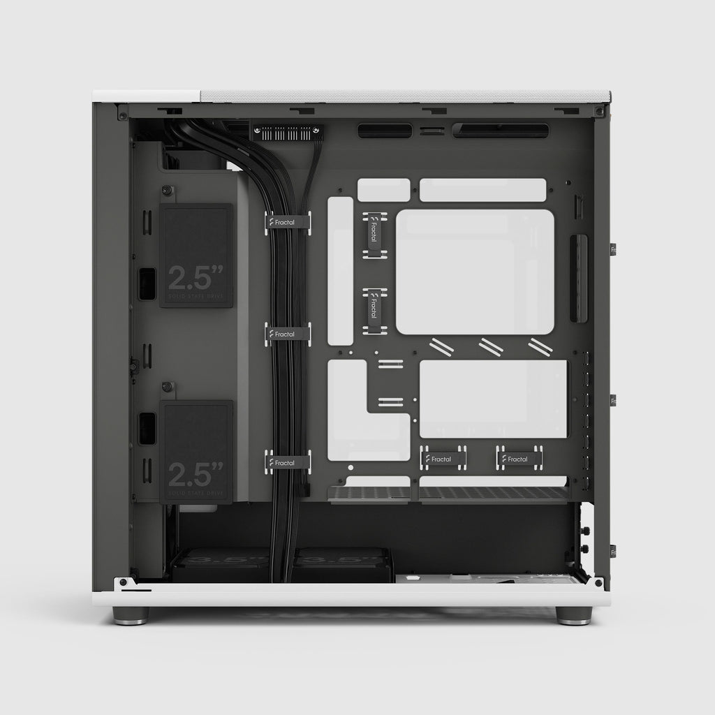 Fractal Design North XL Chalk White TG Clear E-ATX PC Case