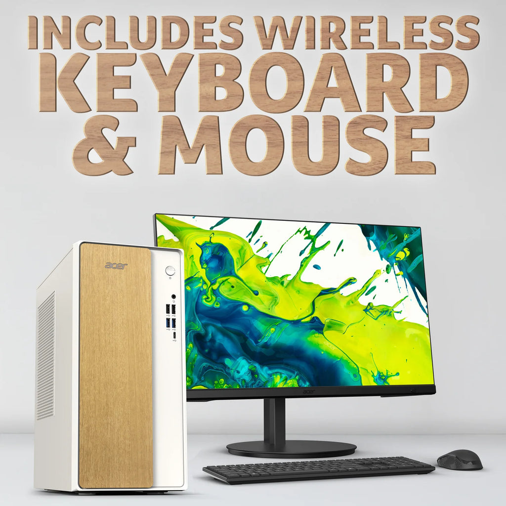 Acer Aspire TC-102 Tower Desktop - Intel Core 5-210H, 8GB, 512GB SSD, Integrated Intel Graphics, Windows 11, White